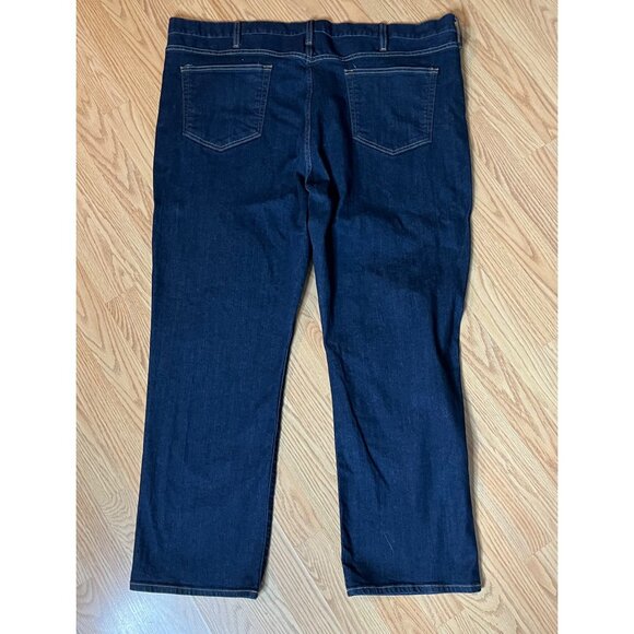 Cremeieux‎ Mens Premium Denim Jeans 46x30 Straight Fit Dark Wash - Picture 5 of 5